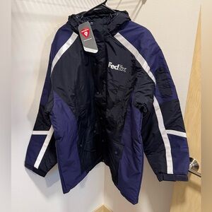 Brand new with tag - FedEx Winter Coat, Quilt Lined - Men’s RG XXL